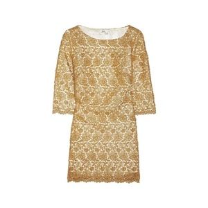 Milly Gold Lace Dress